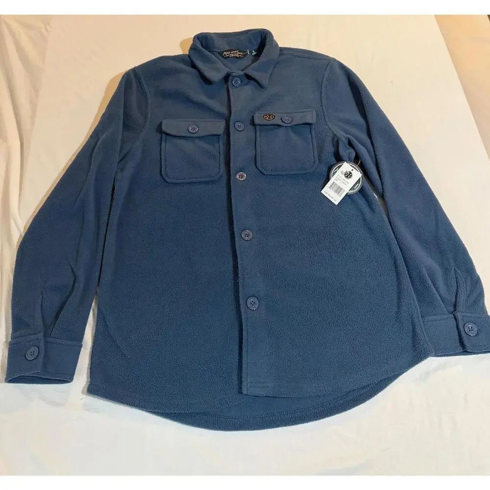 NWT Maui And Sons‎ Mens Fleece Button Up Size Small - Picture 3 of 6